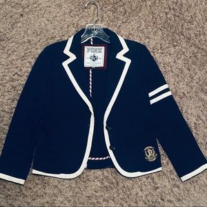 VICTORIA SECRET PINK SCHOOL BOY NAVY BLUE BLAZER